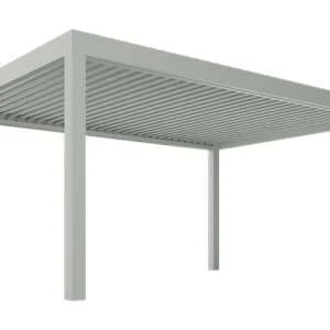 Pérgola bioclimática P-190. Imagen del catálogo facilitado por Hoklani.