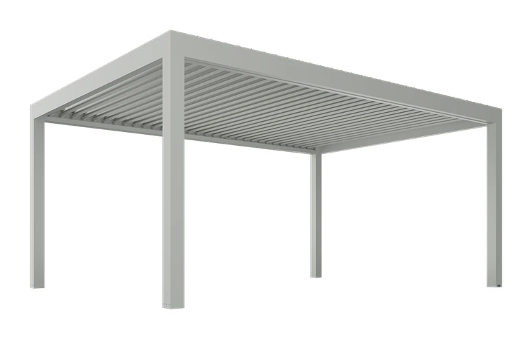 Pérgola bioclimática P-190. Imagen del catálogo facilitado por Hoklani.