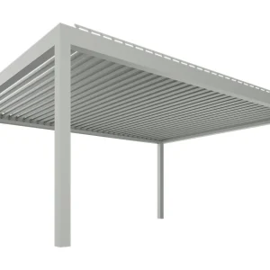 Pérgola bioclimática P-230. Imagen del catálogo facilitado por Hoklani.